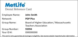 metlife card number bhe plan health information member members